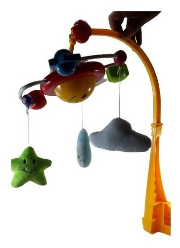 Imagen 2 de 3 de Movil Para Bebe Con Proyector, Luces Y Sonido, Móviles