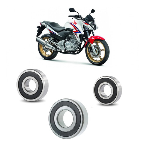 Rolamentos Roda Traseira Honda Cb300 R Disco