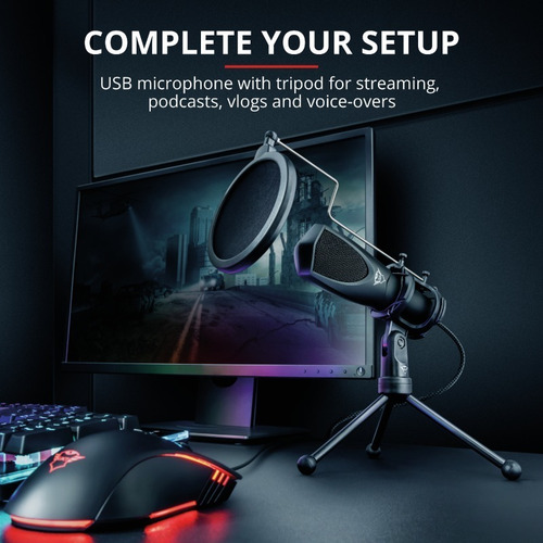 Microfono Trust Gxt 232 Mantis Streaming Usb