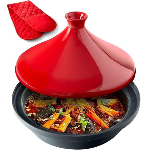 Uno Casa Tagine Pot - Tajin Marroqui De 3.65 Cuartos Con B