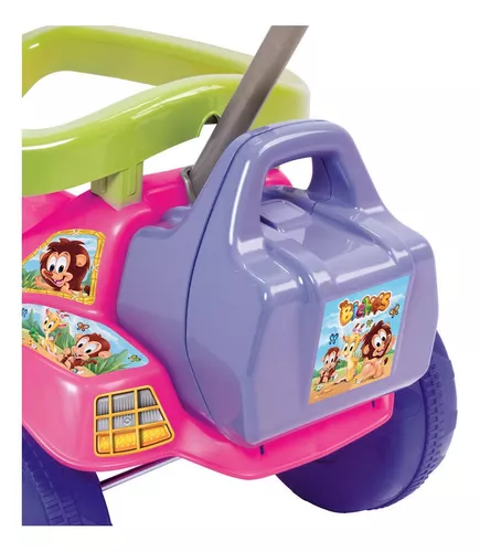 Triciclo Infantil Magic Toys Tico-Tico Bichos com Som - Azul