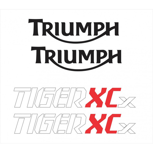 Kit Adesivo Compatível Tiger 800xcx 800 Xcx 2018 Verde Tg019
