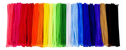 Limpiapipas, 200 Unidades Y 20 Colores Surtidos De 12 Pulgad