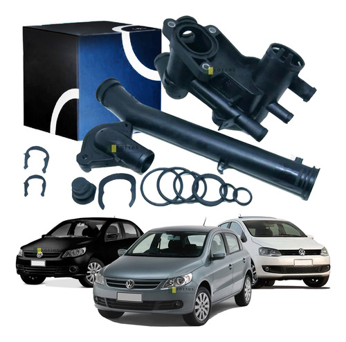 Kit Cavalete Distribuição Agua Completo Gol G5 G6 Fox 7032