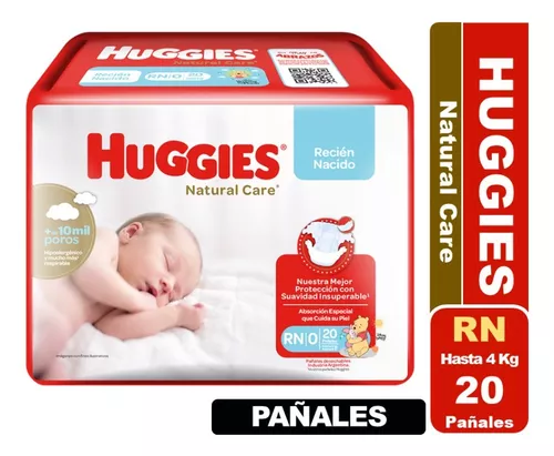 Comprar Pañales Huggies Natural Care Etapa 0/Recién Nacido