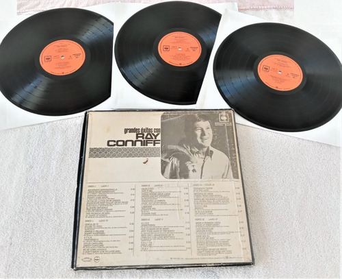 Ray Conniff Lp Grandes Exitos Son 3 Discos Lp (Usado)