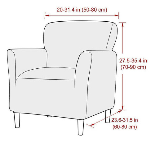 Funda Elástica Para Sillón Individual Sofa Shield