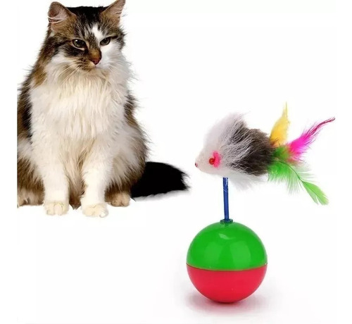 Raton Ratita Vaivén Juguete Interactivo Gatos Gatitos Pelota