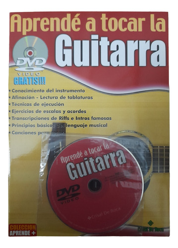 Aprendé A Tocar La Guitarra Con Dvd 