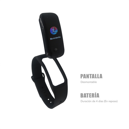 Smart Watch Recargable Malla Silicona Flexible Pulsera Reloj