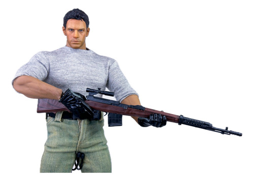 Rifle Svt-40 A Escala 1/6 Para Hot Toys Phicen Worldbox