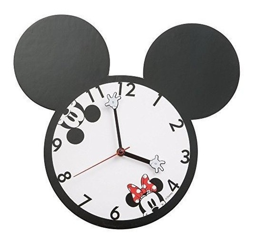 Vandor 89189 Mickey Y Minnie Mouse En Forma De Deco Reloj De