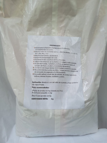 Abono Orgánico Para Floración 20 Kg