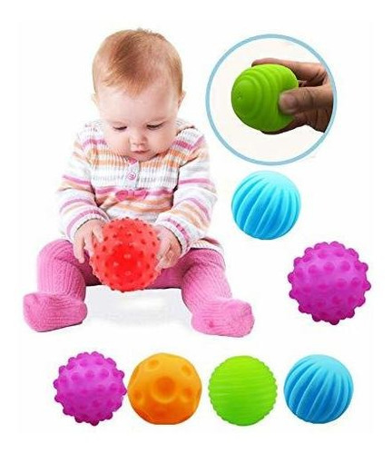 Baby Balls, Bola De Masaje Sensorial Para Niños De 3 A 12 Me