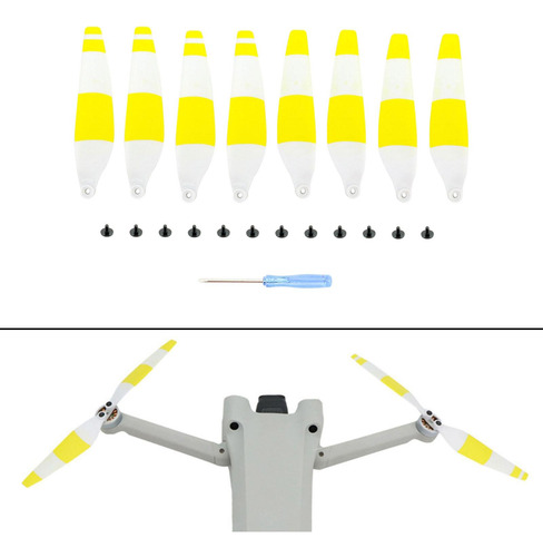 Juego De 8 Cuchillas De Repuesto Para Hélices De Drones