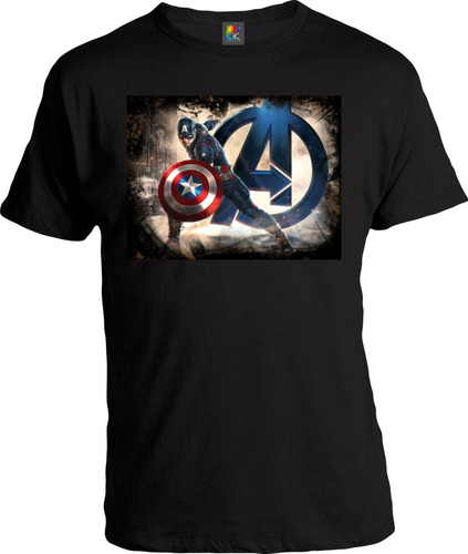 Remera Capitan America - Ok Creativo