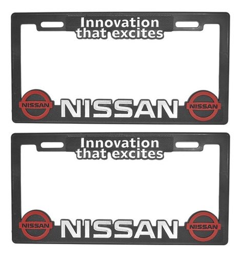 Par Portaplacas Nissan Innovation That Excites
