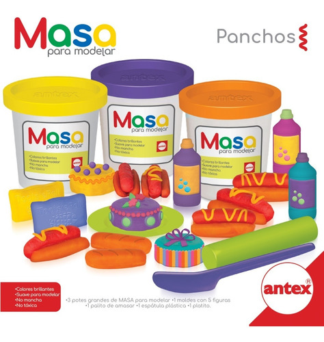 Masa Para Moldear Modelo Panchos Original Antex