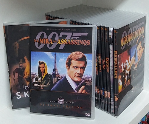 Dvd's 25 - 007 James Bond Do Cinema Coleção C/ Sean Connery 