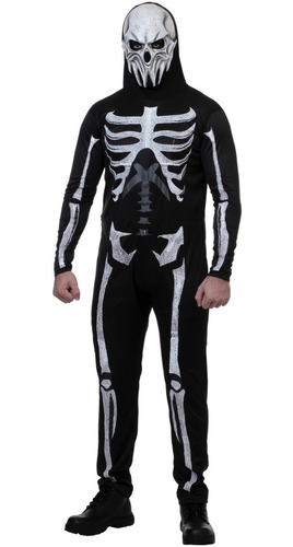 Disfraz De Esqueleto Completo Para Hombre Body De Skull Esqueleto Disfraz Halloween O Cosplay Esqueleto Parka Fiesta Y Terror 