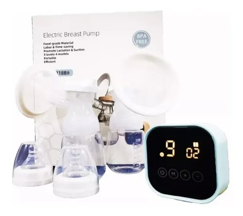 Saca Leches  Inalámbrico Extractor Doble + 2chupete Con Tapa