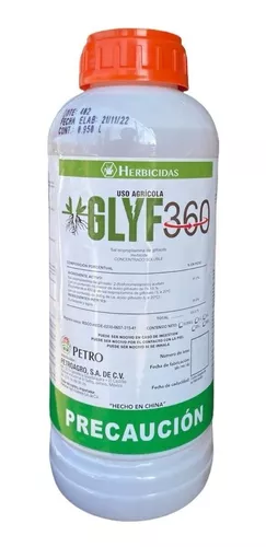 1 Lt Glyf 360, Glifosato Herbicida Elimina Malezas
