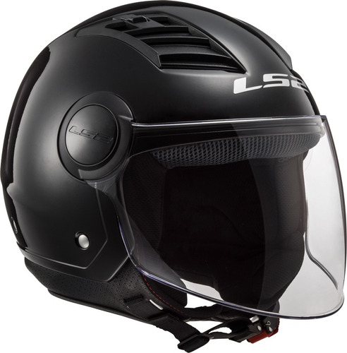 Casco Ls2 Scooter 562 Airflow Nuevo Negro Mate Liviano 