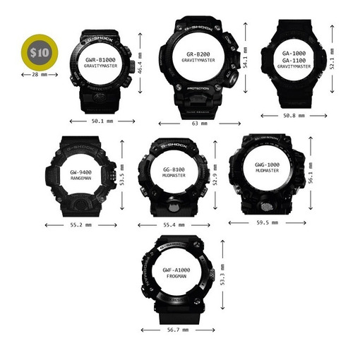 Imagen 7 de 8 de Reloj Casio G-shock Master Of G Gw-9400-1