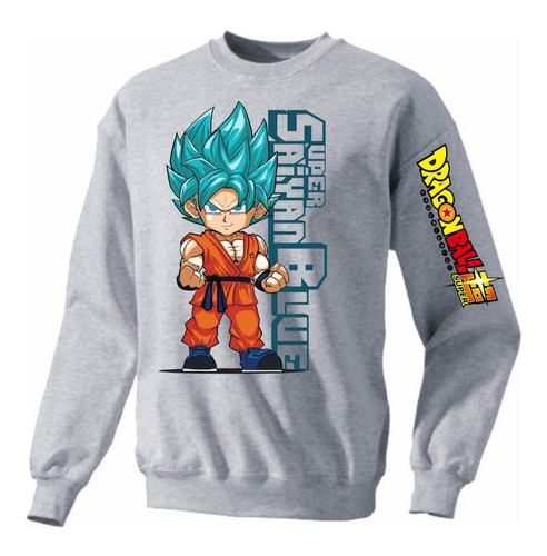 Buzo Clasico Dragon Ball Z Super - Goku Blue Chibi - Anime