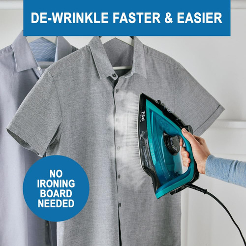 Vapor Y Ropa Iron T-fal Ultraglide Plus, 1700 W, Verde Azula