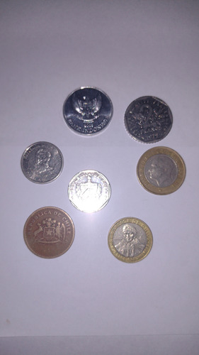 Monedas Mundiales Usadas Varios Países.
