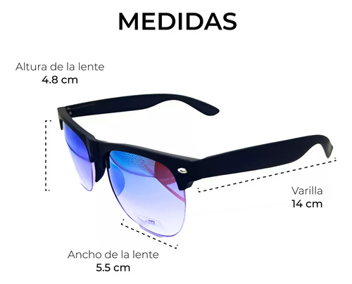 Gafas Solares Retro De Arillo Diseño Clásico Unisex Uv