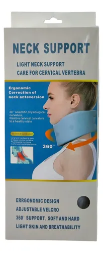 Collar Soporte Cervical Transpirable Cuello  Ajustable 360°