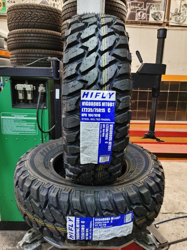 Paquete De 2 Llantas 235/75 R15 Hifly Mt601 104/101q Msi