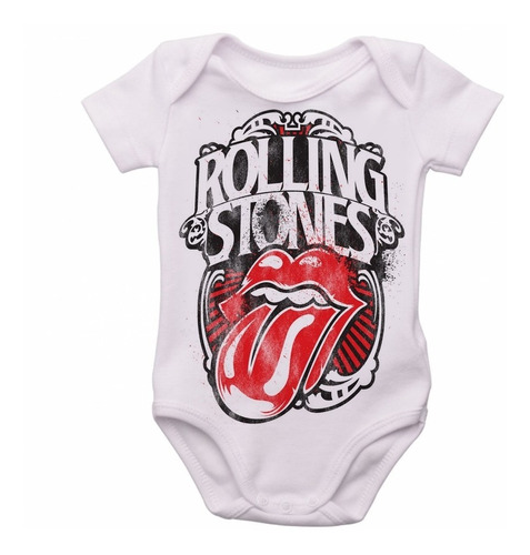 Bodie Criança Infantil Roupa Bebê Nenê Rolling Stones Rock