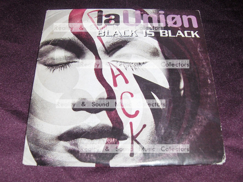 La Union Black Is Black Cd Single 3 Tracks De Coleccion