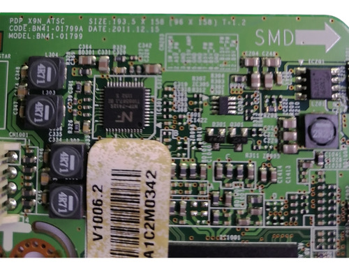 Tarjeta Main Para Tv Samsung Pl43e450a1f (Usado)