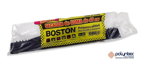 Secadores De Goma 40 Cm Negros Boston (caja Por 12 Unidades)