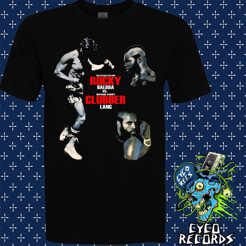 Rocky Vs Clubber Lang - Peliculas De Culto - Polera- Cyco Re