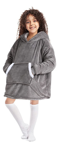 Sudadera Unisex De Felpa Oversize Para Niños De Felpa