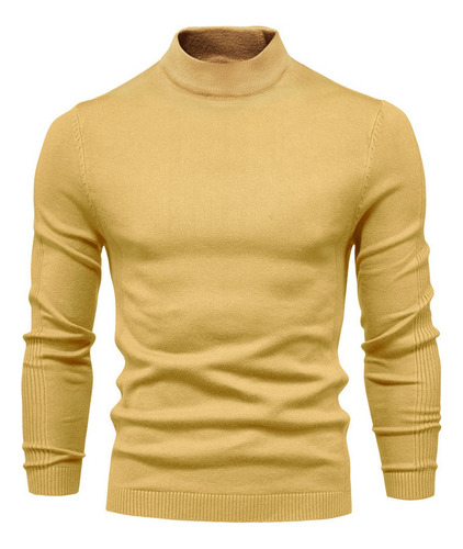 Suéter Hombre Casual Moda Cómodo Caballero Cuello Redondo