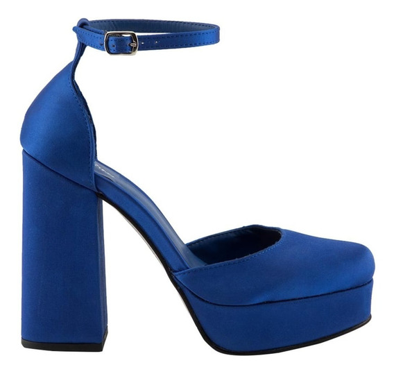 Zapatillas Azul Rey Mujeres Plataformas | MercadoLibre ?