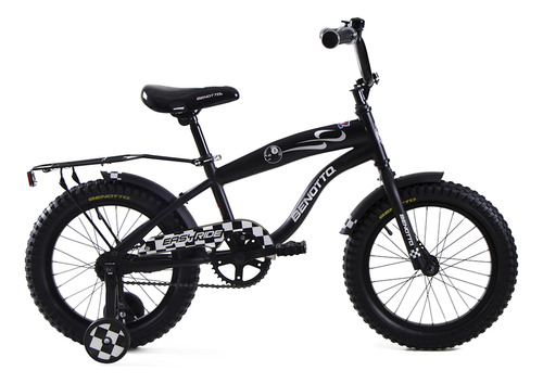 Bicicleta Infantil City Easy Ride R16 Niño Benotto Color Negro