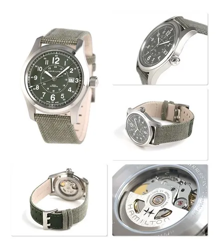 Reloj Hamilton H70605963 Khaki Field Automatico Ag. Oficial