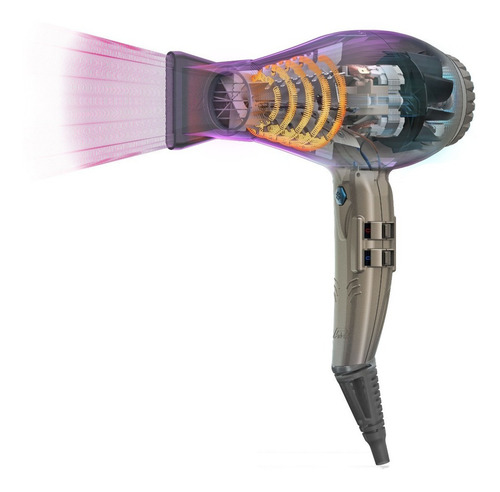 Secador de pelo Parlux Alyon Air Ionizer Tech negro 220V