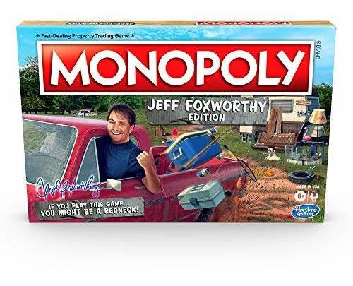 Monopoly: Jeff Foxworthy Edition Juego De Mesa Con Humor Red
