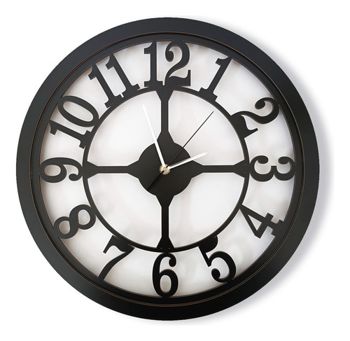 Reloj Pared 60cm Bristol Numeros- Grande -somos Fabricantes 