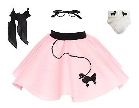 Hip Hop 50s Tienda Conjunto De Falda De 4 Piezas Para Bebes