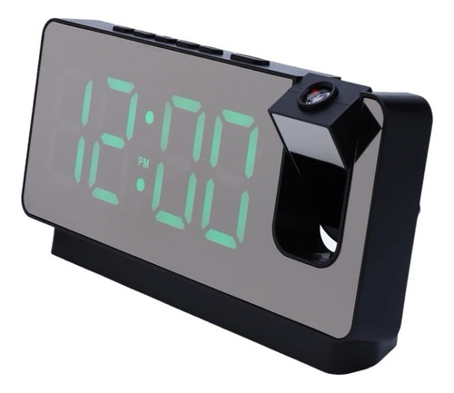 Reloj Despertador Digital Alarma Lcd Proyector Hora Espejo