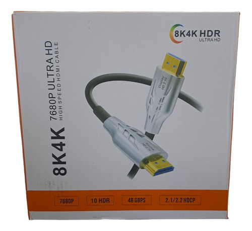 Cable Hdmi 100mts 8k 4k Hdr Ultra Hd Fibra Hdtv